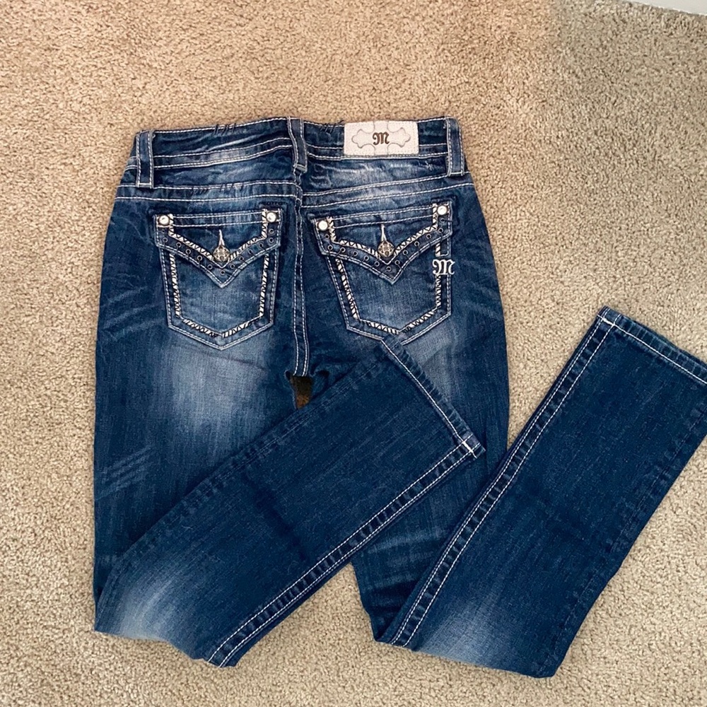 Miss Me Mid-Rise Straight Jeans
